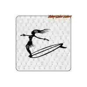 Surfgirl Surf Sticker | Vintage Sticker Factory