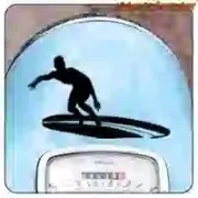 Longboard Vinyl Sticker | Surf