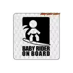 Baby Rider on Board Aufkleber | Surf-Vinyl