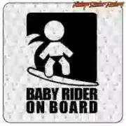 Baby Rider on Board Aufkleber | Surf-Vinyl
