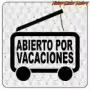 Autocollant ABIERTO POR VACACIONES camper