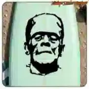 AUTOCOLLANT FRANKENSTEIN -2. ACHETEZ DES AUTOCOLLANTS EN VINYLE.