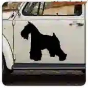 Schnauzer-Hundeaufkleber | Dekorfolie