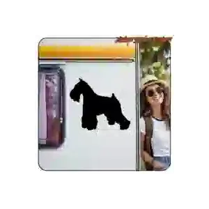 Pegatina de perro Schnauzer | Vinilo decorativo
