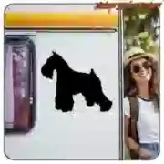 Pegatina de perro Schnauzer | Vinilo decorativo