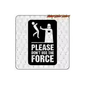 Pegatina «DON'T USE THE FORCE» Star Wars