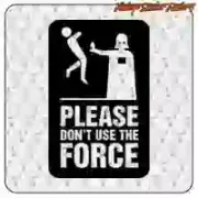 Pegatina «DON'T USE THE FORCE» Star Wars