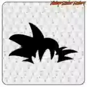 Dragon Ball Goku Hair Sticker