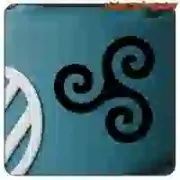 Triskel sticker in several sizes