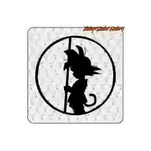 Autocollant Goku inspiré de Dragon Ball