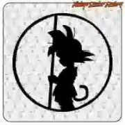Goku sticker inspired by Dragon Ball