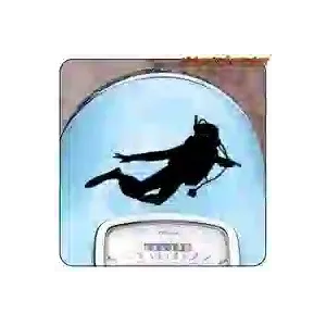 Autocollant de plongée en vinyle décoratif