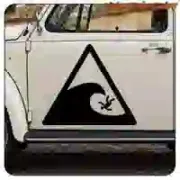 Surfaufkleber für hohe Wellen | Dekorfolie