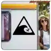 Pegatina de surf para olas altas | Vinilo decorativo