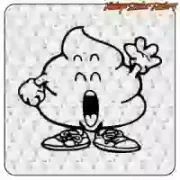 Arale Poo Dr. Slump Sticker