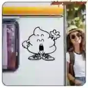 Autocollant Caca d’Arale Dr. Slump