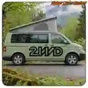 Pegatina 2WD. Comprar pegatinas para furgonetas camper