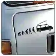 VOLKSWAGEN EVOLUTION T4 -2 AUFKLEBER. KAUFEN SIE VINYLAUFKLEBER.