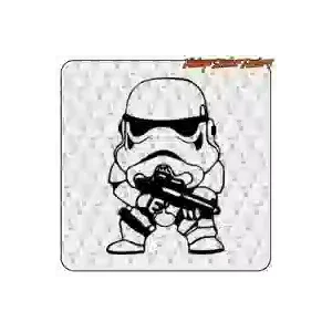 Autocollant Stormtrooper en vinyle | Star Wars