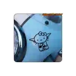 Pegatina Yoda Kitty inspirada en Star Wars