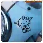 Yoda Kitty Sticker Inspired by Star Wars