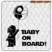 BABY ON BOARD STICKER. BUY VINYL STICKERS.