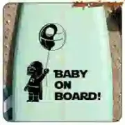BABY ON BOARD Aufkleber | Vinyl für das Auto
