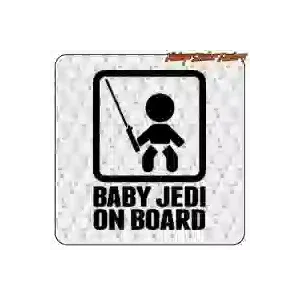 Pegatina BABY JEDI ON BOARD. Comprar pegatinas.