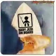 Pegatina BABY JEDI ON BOARD. Comprar pegatinas.