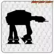 AT-AT-Aufkleber Star Wars aus konturgeschnittenem Vinyl