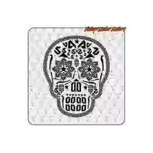 Autocollant crâne mexicain en vinyle