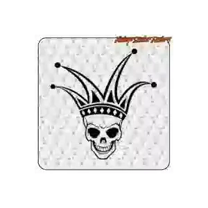 Joker-Totenkopf-Aufkleber | Custom-Culture-Vinyl