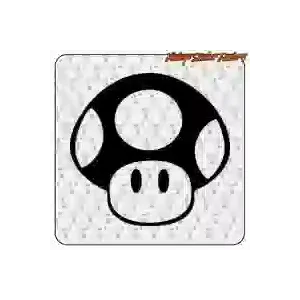 MUSHROOM SUPER MARIO STICKER. BUY VINYL STICKERS.