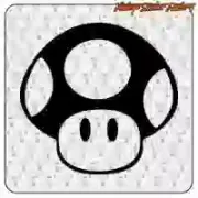 MUSHROOM SUPER MARIO AUFKLEBER. KAUFEN SIE VINYLAUFKLEBER.