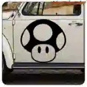 Pegatina Seta Super Mario. Comprar pegatinas.
