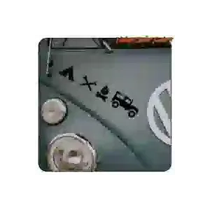 AUTOCOLLANT Land Rover - Camper Life. ACHETEZ DES AUTOCOLLANTS EN VINYLE.