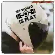 Pegatina My World Is Flat Volkswagen