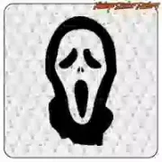 AUTOCOLLANT MASQUE DE CRIS. ACHETEZ DES AUTOCOLLANTS EN VINYLE.