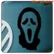 Pegatina Mascara Scream. Comprar pegatinas.