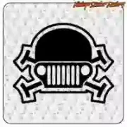 Jeep-Schädelaufkleber | 4x4-Vinyl