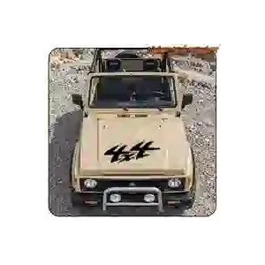 Dekorativer 4x4-Aufkleber für Fahrzeuge und Zubehör