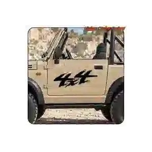 Dekorativer 4x4-Aufkleber für Fahrzeuge und Zubehör
