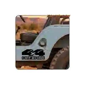 Off Road 4x4 sticker for off-road vehicles