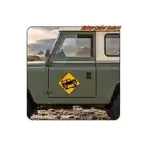 Autocollant Land Rover en vinyle découpé