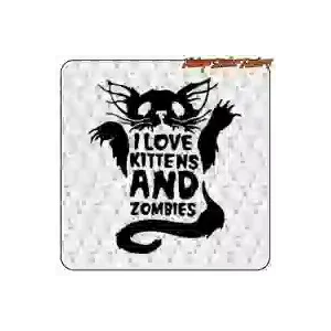 Pegatina de gatitos y zombis | Love Kittens