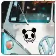 Sticker Panda décoratif en plusieurs tailles