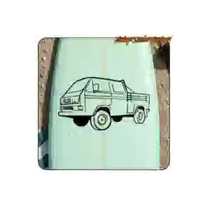 Pegatina VW T3 Doka. Comprar pegatinas.