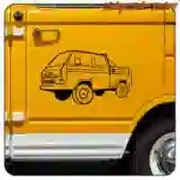 AUTOCOLLANT VW T3 DAKA. ACHETEZ DES AUTOCOLLANTS EN VINYLE.