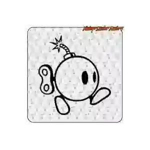 Pegatina Bomba Super Mario | Vintage Sticker Factory