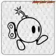 Super Mario Bob-omb Sticker | Vintage Sticker Factory
